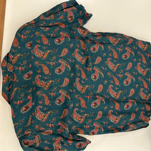 button down relaxed shirt - paisley - Picture 3 of 3